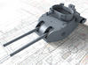 1/200 HMAS Canberra 8"/50 MKVIII Guns 1942 3d printed 3d render showing B and X Turret detail