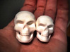 3D Printed Skull - Large 3d printed A photograph of my small and large skulls together to show the size difference. Each skull sold separately