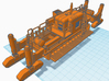 1/50th slipform paver for road construction 1/2 3d printed 