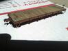 HOn3 flat car with details 3d printed Completed model