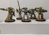 Ground GM Squad Bitz for Space Marines 3d printed Primaris Intercessors with Heads and Shoulders.