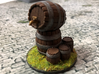 Barrel Goal Marker 3d printed Fully Painted and based