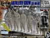 1/35 German Artillery Crew Set001-02 3d printed 