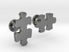 puzzle piece cufflinks 3d printed 