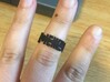 Taemin Ring 3d printed Size 5 in Black Processed Versatile Plastic