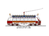 Blackpool Lancaster 1911 condition Lower deck 3d printed Line drawing of tram