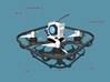 Bubo68 Drone Frame 3d printed 