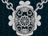 Queen Of Steam 3d printed Steampunk Art Nouveau Necklace