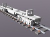 Baldwin DT6-6-2000 Dummy Chassis X2 N Scale 1:160 3d printed Rendered Dummy Chassis & Trucks