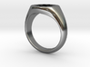 P O W E R Signet Ring - Small 3d printed 