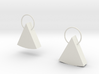 CHEESE earing 3d printed 