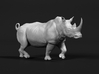 White Rhinoceros 1:35 Running Male 3d printed 