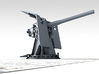 1/192 12-pdr (3"/40) 12cwt QF Mark V x1 3d printed 3d render showing product detail