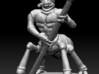 Manant: Warrior (medium Manant) 3d printed 