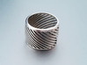 Ring Around 3d printed ring around polished silver
