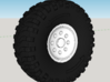 15x5mm offroad wheels 1:64 1:72 3d printed Outside