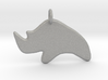  Minimalist Rhino Pendant 3d printed 