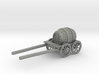 S Scale Barrel Wagon 3d printed This is a render not a picture