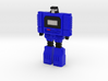 Retro Time Robot (Blue) 3d printed 