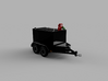 500 Gal. Fuel Transfer Trailer 1-87 HO Scale 3d printed 