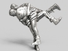 Swiss wrestling - 45mm high 3d printed Antique Silver
