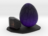 Purple dragon egg scene 1 (1 rock vrsion) ornament 3d printed 