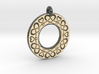 Celtic Heart Annulus Donut Pendant 3d printed 