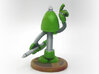 Axe Robot Green 3d printed 