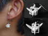 Trapped Hummingbird Earrings 3d printed Add a caption...