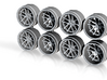 Kranze LXZ 9 Hot Wheels Rims 3d printed 