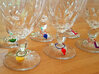 14x Ladybug Wine Charms 3d printed Selection of wine charms on glass stems