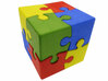 Jigsaw Cube 3d printed 
