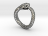 Ouroboros Snake Ring 3d printed 