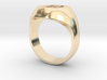 Initial Ring "D" 3d printed 