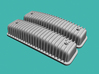 1/25 Ford Y-block Valve Covers, Ribbed 3d printed 