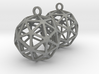 Pentakis Dodecahedron Earrings 3d printed 