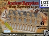 1/32 Ancient Egyptian Boat Rowers Set101 3d printed 