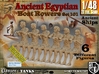 1/48 Ancient Egyptian Boat Rowers Set101 3d printed 