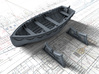 1/200 Flowers Class 14ft 6" Drifter Type Dinghy x2 3d printed 3d render showing separate Mounts