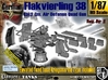1/87 Kriegsmarine Flakvierling 38 Set001 3d printed 