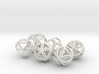 Metatronic Spheres w/ Nested Metatronic Solids  3d printed 