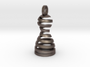 Spiral Pawn Pendant 3d printed 