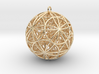 Stellated Rhombicosidodecahedron 2" Pendant 3d printed 
