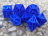 Plunged Sides Dice Set 3d printed 