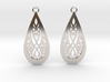 Elven earrings 3d printed 