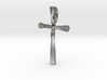 Twist Cross Pendant - Christian Jewelry 3d printed 