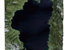 Lake Tahoe Map, California / Nevada 3d printed 