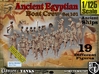 1/125 Ancient Egyptian Boat Crew Set101 3d printed 