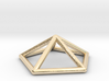 0722 J02 Pentagonal Pyramid E (a=1cm) #1 3d printed 