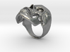 Human Skull Ring - Open Jaw 3d printed 